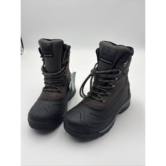 Magellan Outdoors Mens 177852 Thinsulate Suede Leather Size 7 D Duck/Work Boots - Picture 2 of 8